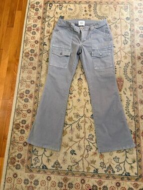 Urban Outfitters BDG Light Gray Cargo Flare Pants